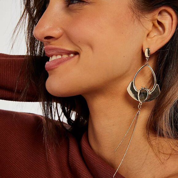 Free People Miller Recycled Earrings NWOT - Picture 1 of 2